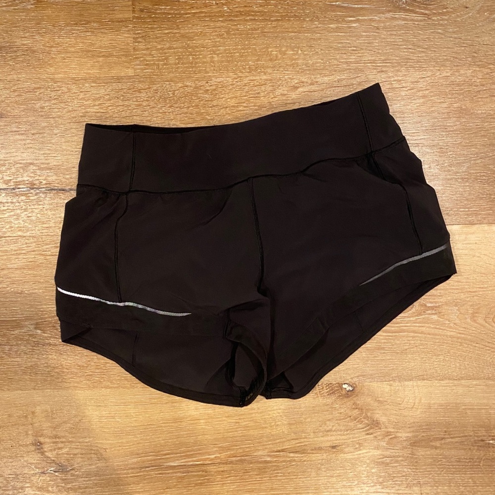 black lulu shorts